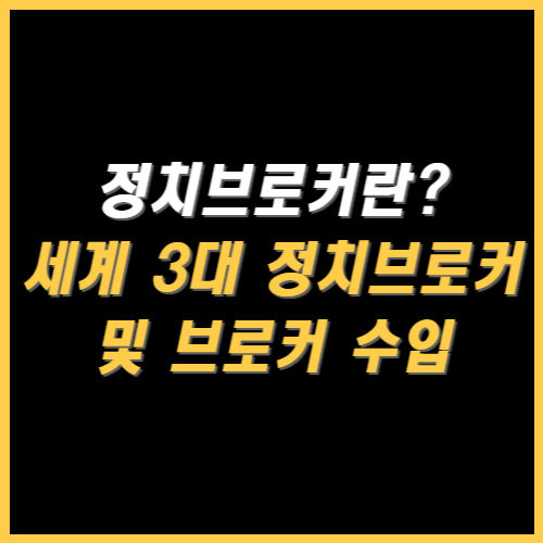 정치브로커란 썸네일